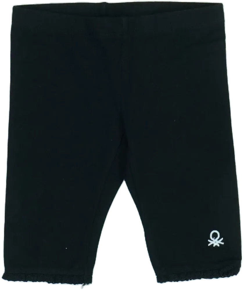 Fekete Benetton Leggings EU 86 / UK 12-18 hónap / US 18 hónap