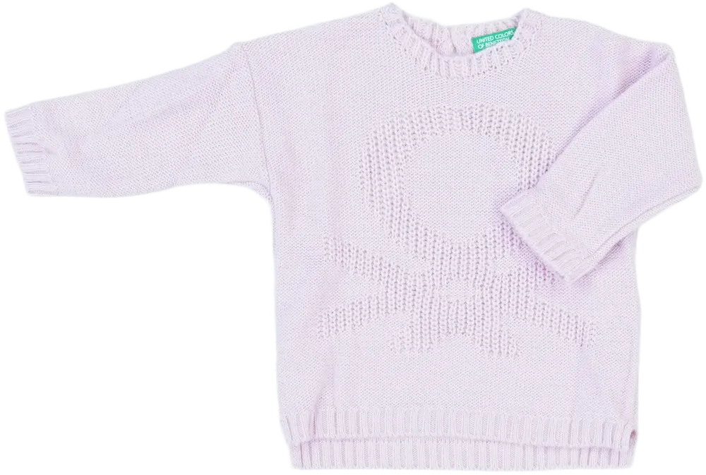 Rózsaszín Benetton Kötött pulcsi EU 74 / UK 6-9 hónap / US 6-9 hónap