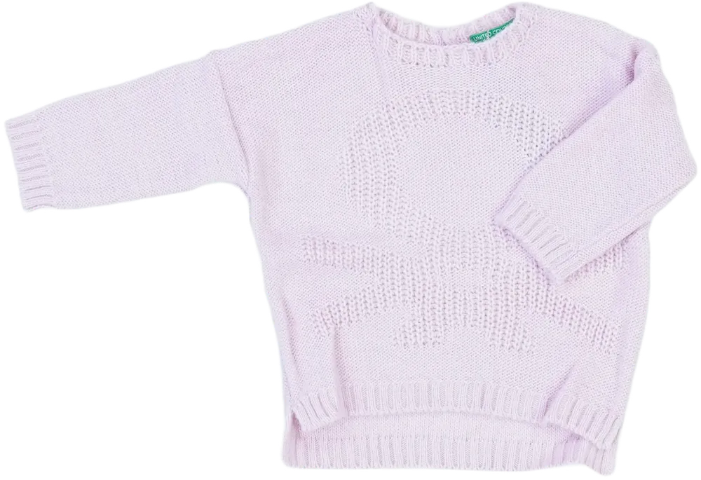 Rózsaszín Benetton Kötött pulcsi EU 68 / UK 3-6 hónap / US 3-6 hónap