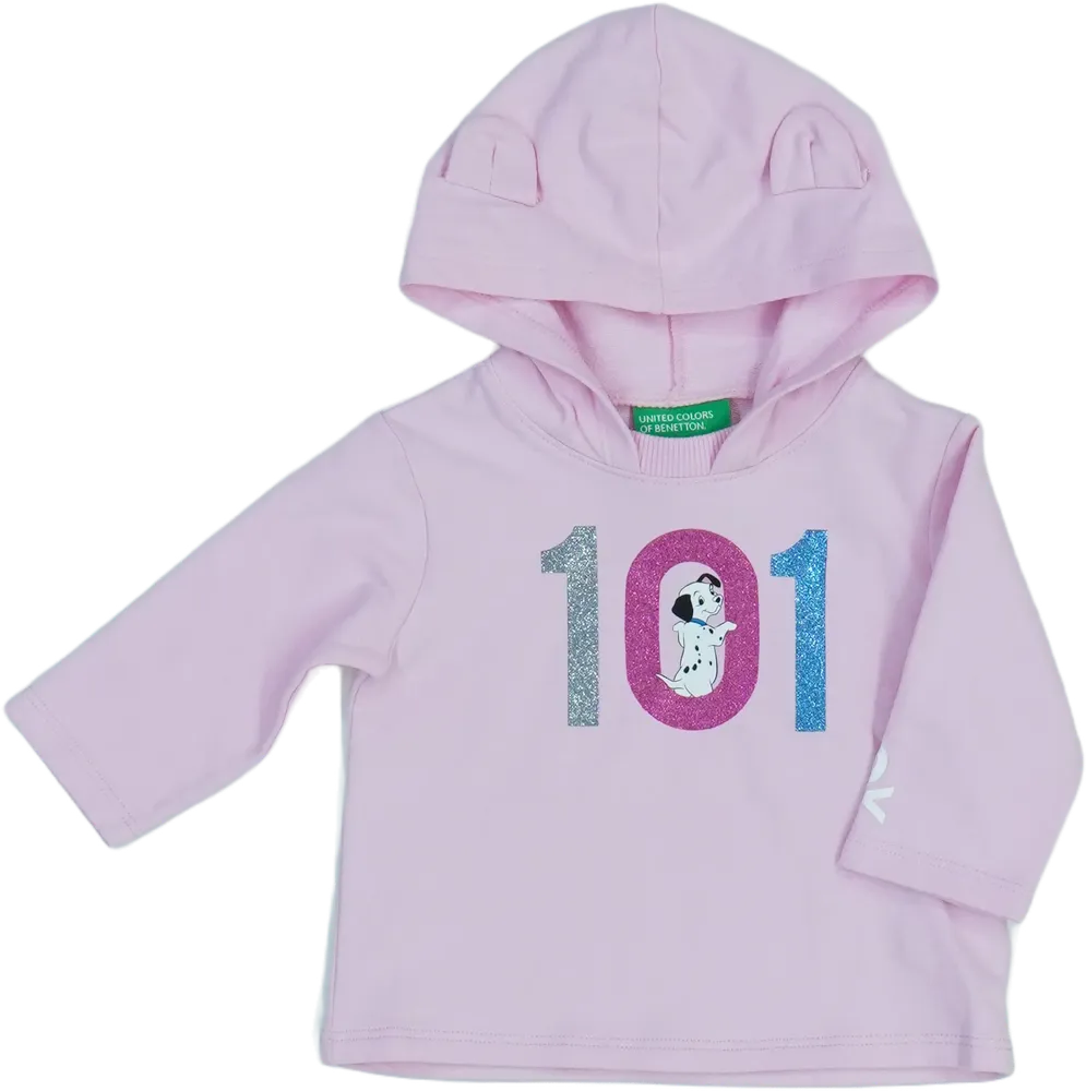 Rózsaszín Disney Kapucnis pulóver EU 68 / UK 3-6 hónap / US 3-6 hónap