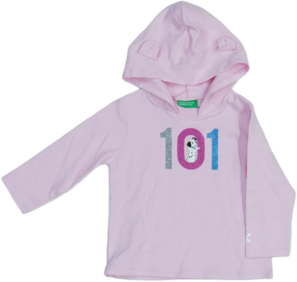 Rózsaszín Disney Kapucnis pulóver EU 92 / UK 2 év / US 2T