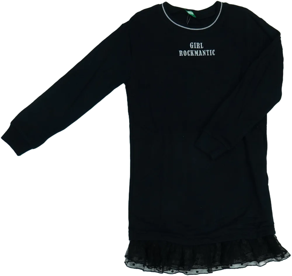 Fekete Benetton Ruha EU 134 / UK 9 év / US 9 év/L
