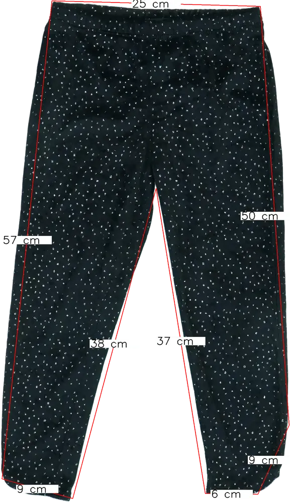 Fekete Sisley Leggings EU 110 / UK 5 év / US 5 év/XS