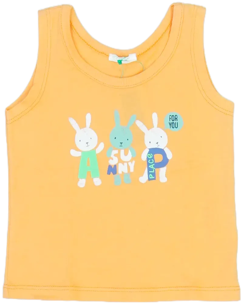 Sárga (narancs) Benetton Fiú / Férfi atléta EU 68 / UK 3-6 hónap / US 3-6 hónap