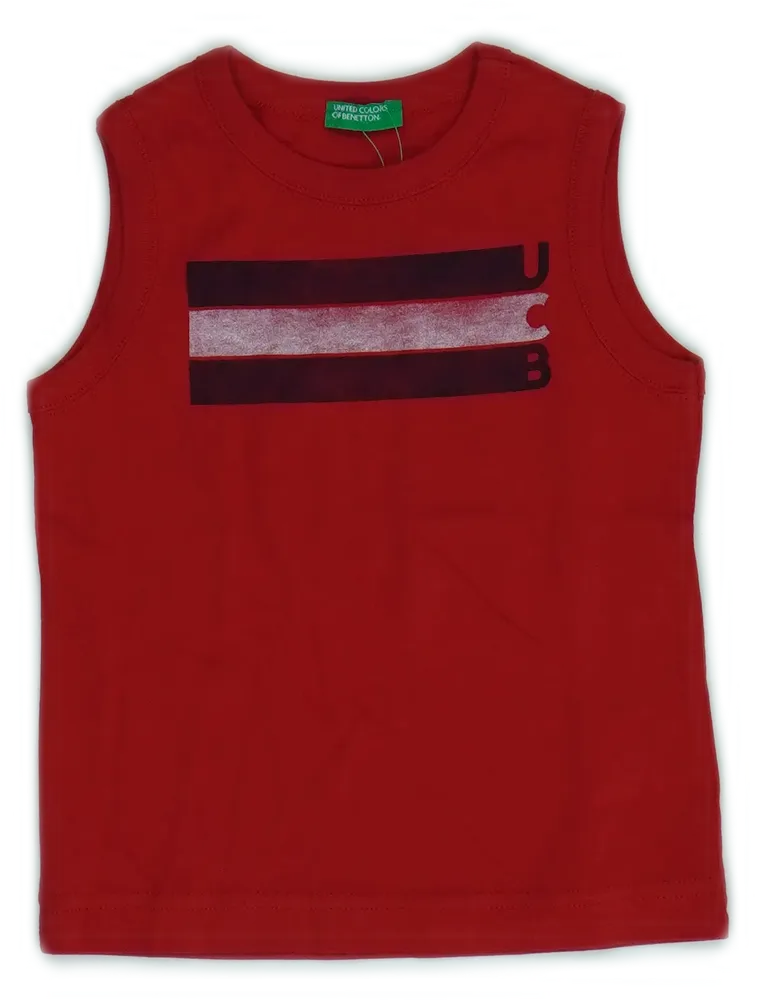 Piros Benetton Fiú / Férfi atléta EU 86 / UK 12-18 hónap / US 18 hónap