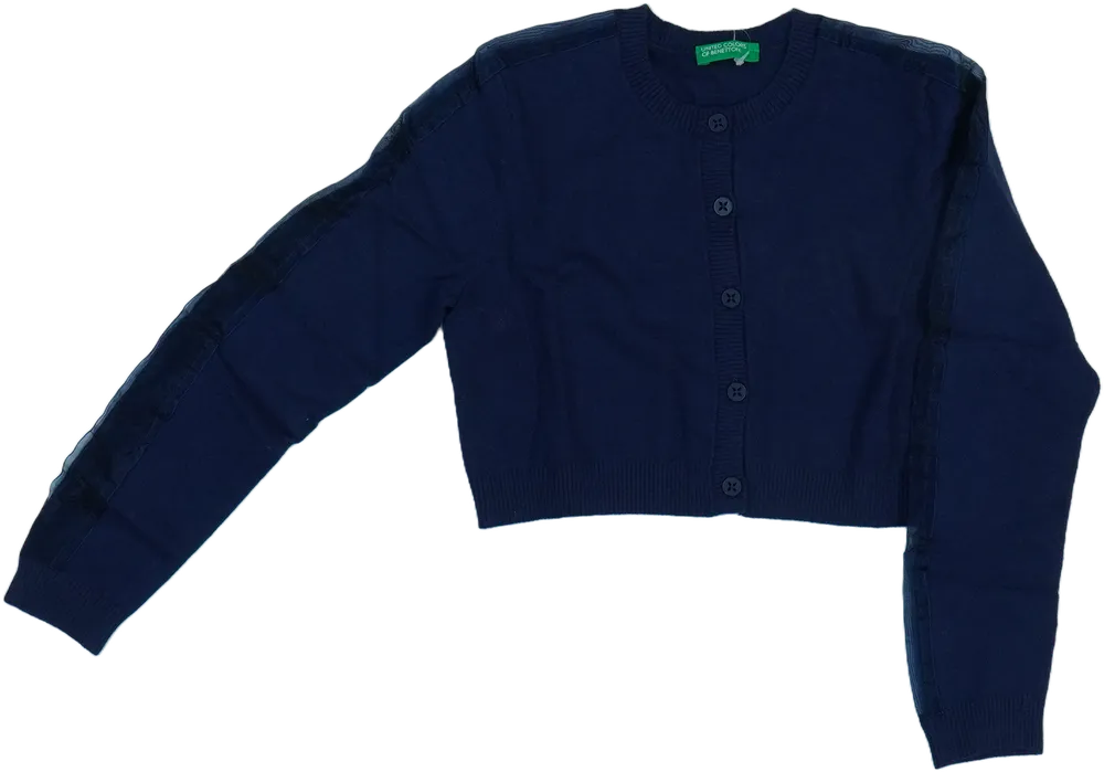 Kék Benetton Bolero EU 128 / UK 8 év / US 8 év/M