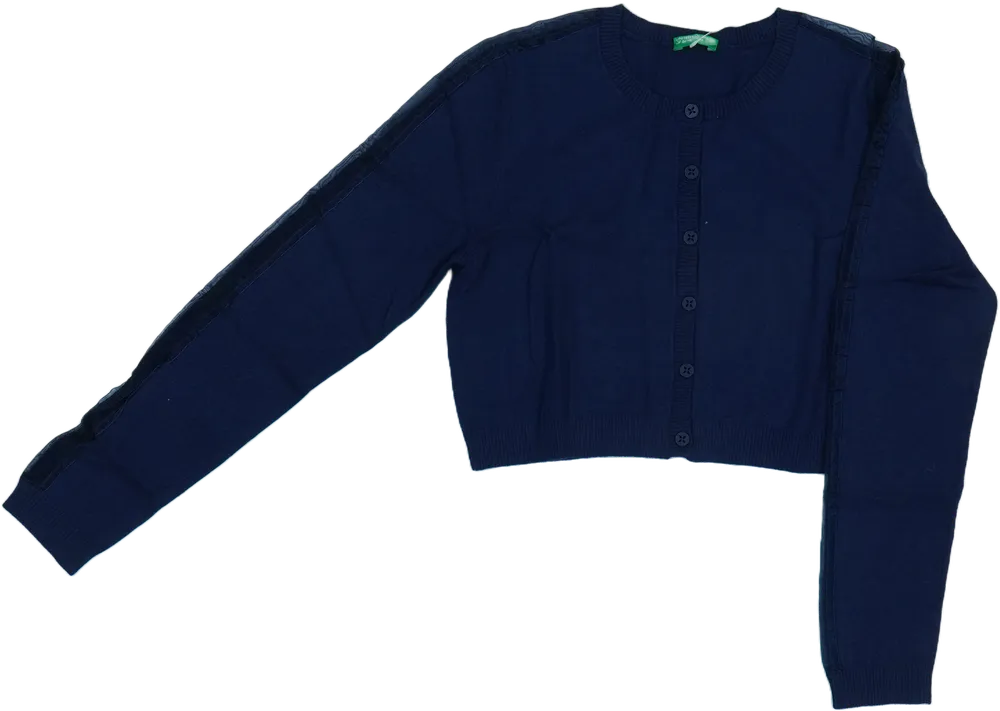Kék Benetton Bolero EU 152 / UK 12 év / US 12 év/L