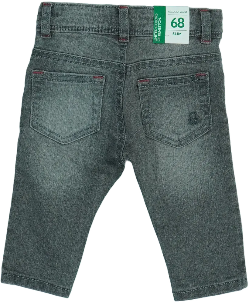 Fekete Benetton Farmernadrág EU 74 / UK 6-9 hónap / US 6-9 hónap