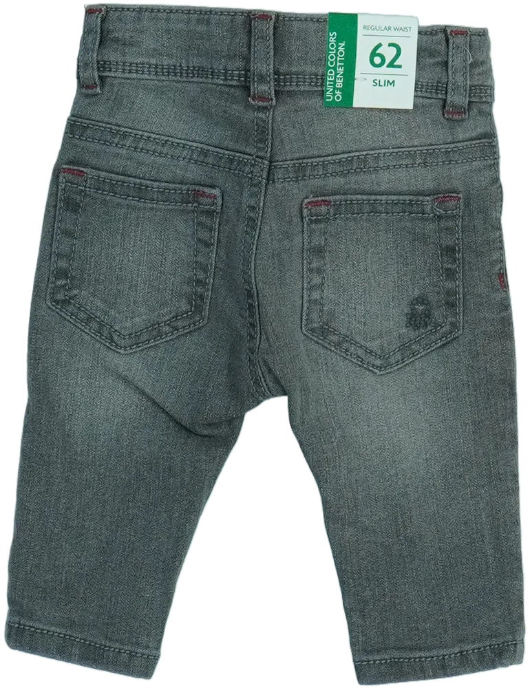 Fekete Benetton Farmernadrág EU 68 / UK 3-6 hónap / US 3-6 hónap