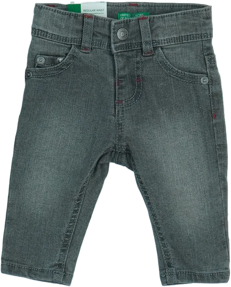 Fekete Benetton Farmernadrág EU 68 / UK 3-6 hónap / US 3-6 hónap