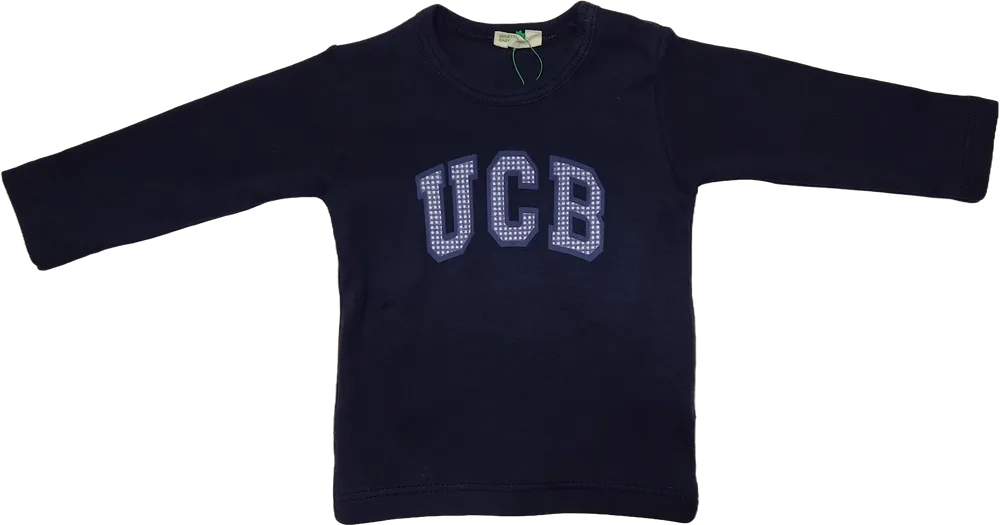 Kék Benetton Hosszú ujjú felső EU 56 / UK Újszülött / US Újszülött