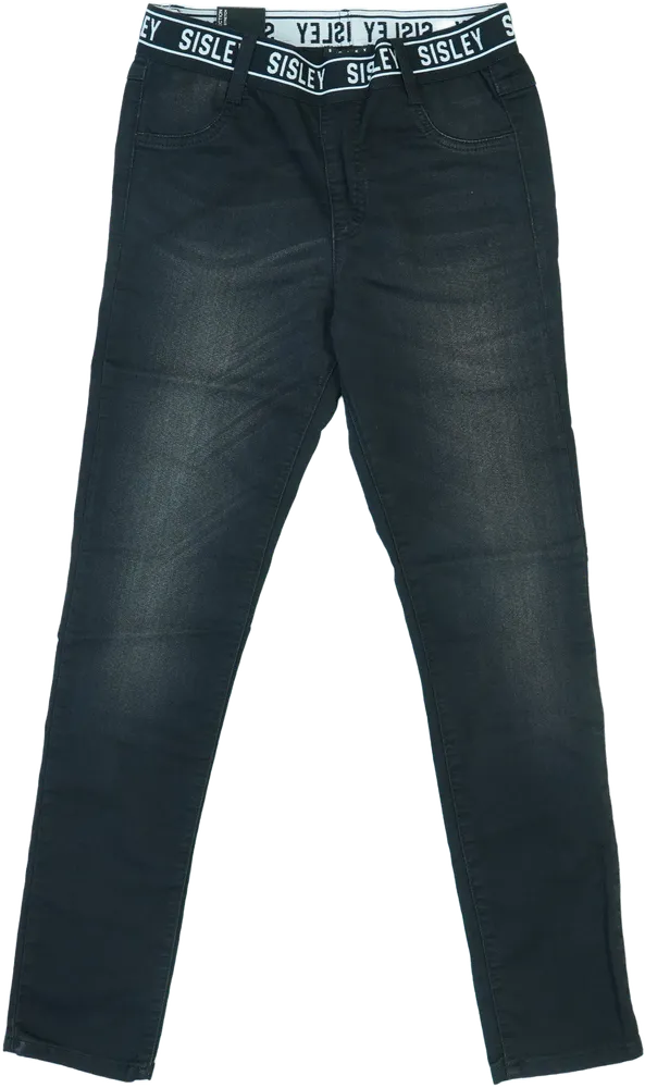 Fekete Sisley Farmernadrág EU 146 / UK 11 év / US 12 év/L