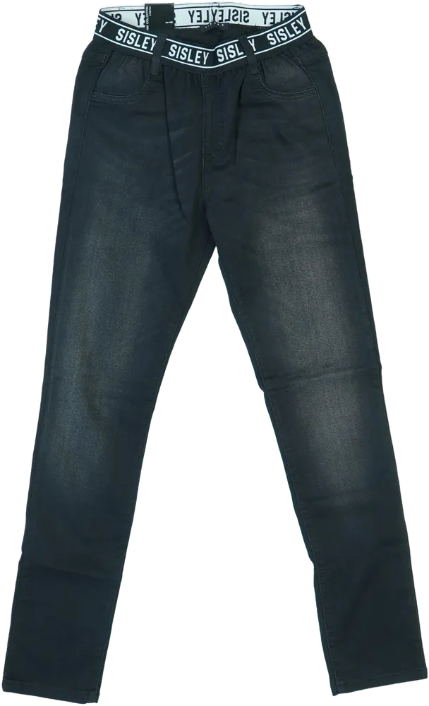 Fekete Sisley Farmernadrág EU 152 / UK 12 év / US 12 év/L