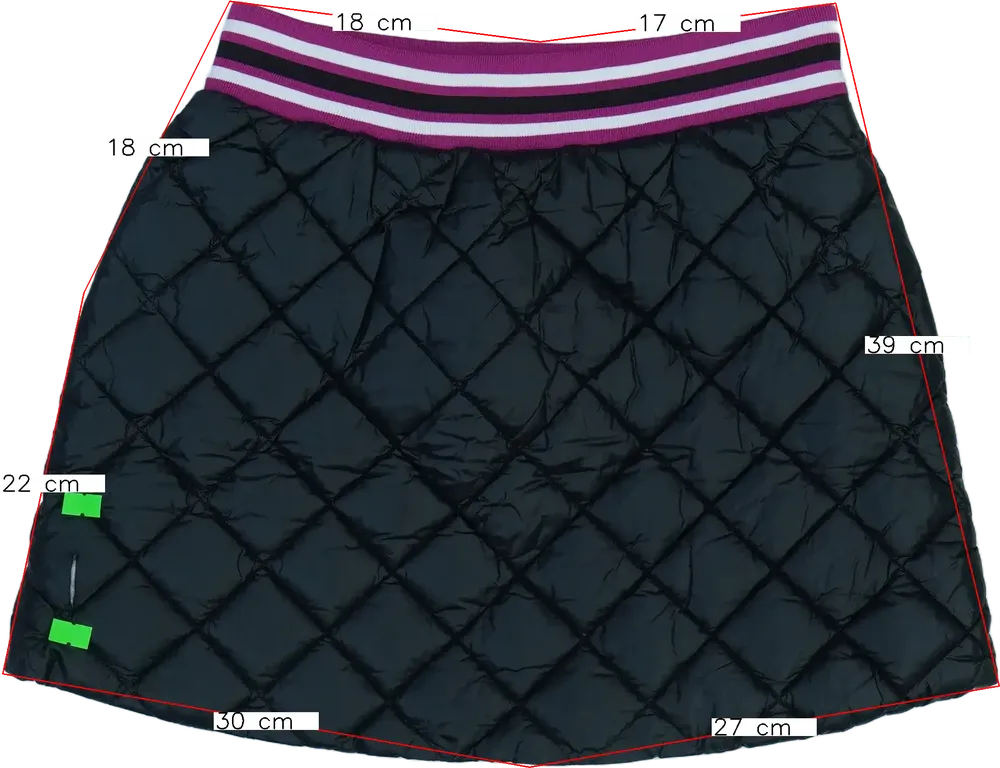 Fekete Sisley Szoknya EU 158 / UK 13 év / US 14 év/XL