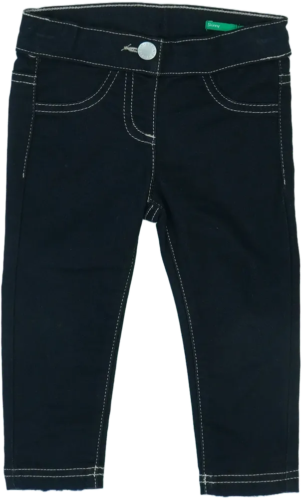 Fekete Benetton Hosszúnadrág EU 80 / UK 9-12 hónap / US 12 hónap