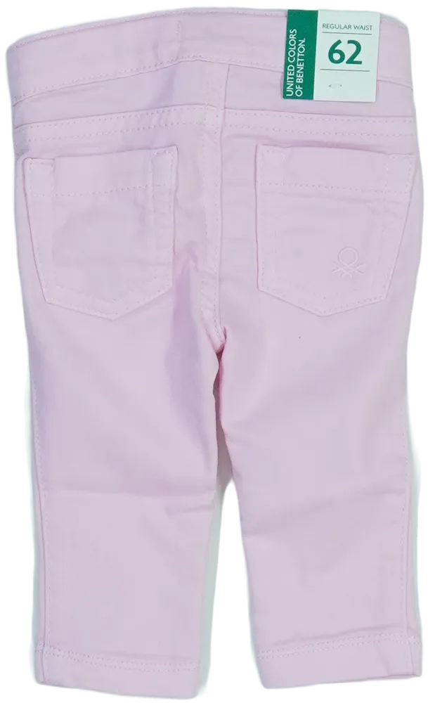 Rózsaszín Benetton Hosszúnadrág EU 68 / UK 3-6 hónap / US 3-6 hónap