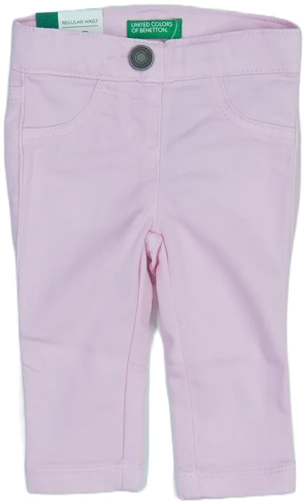 Rózsaszín Benetton Hosszúnadrág EU 68 / UK 3-6 hónap / US 3-6 hónap