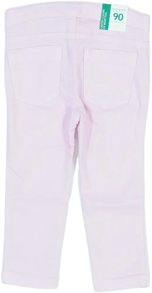 Rózsaszín Benetton Hosszúnadrág EU 92 / UK 2 év / US 2T