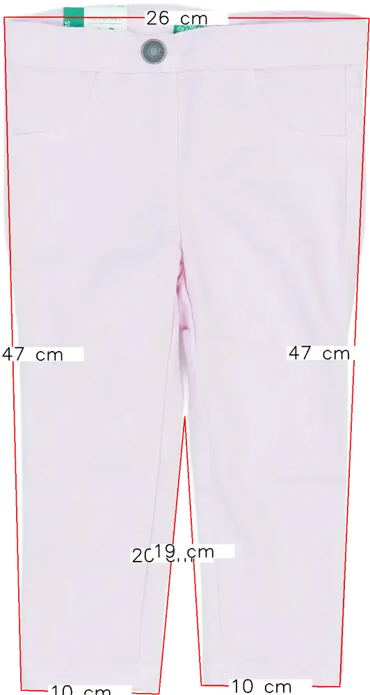 Rózsaszín Benetton Hosszúnadrág EU 92 / UK 2 év / US 2T