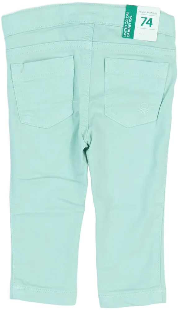 Zöld Benetton Hosszúnadrág EU 74 / UK 6-9 hónap / US 6-9 hónap