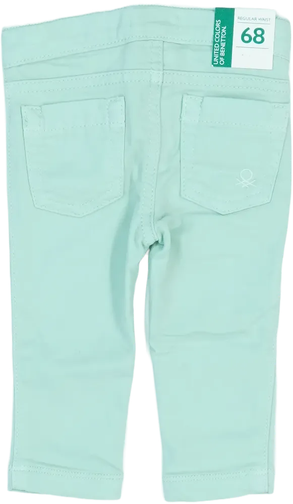 Zöld Benetton Hosszúnadrág EU 68 / UK 3-6 hónap / US 3-6 hónap