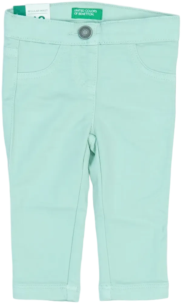 Zöld Benetton Hosszúnadrág EU 68 / UK 3-6 hónap / US 3-6 hónap