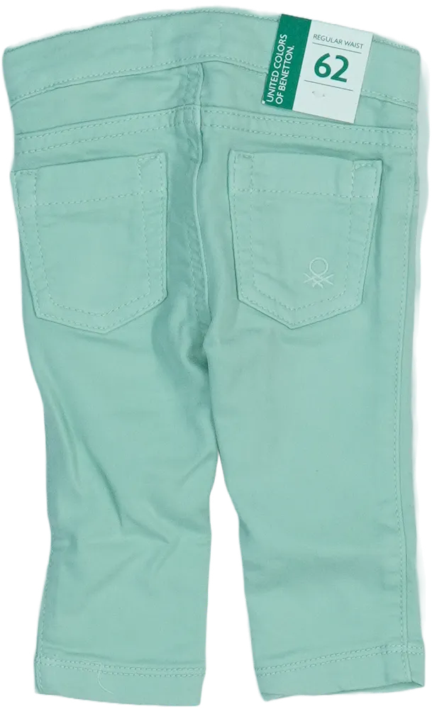 Zöld Benetton Hosszúnadrág EU 68 / UK 3-6 hónap / US 3-6 hónap