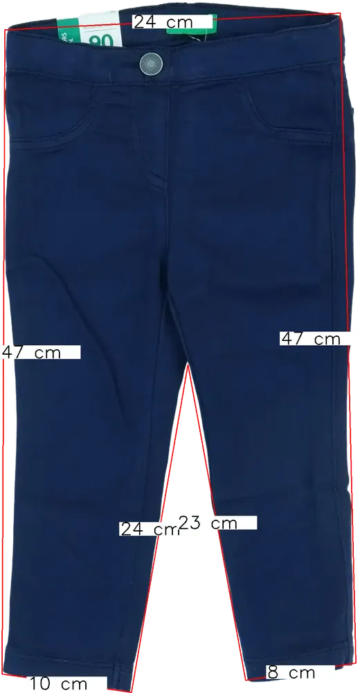 Kék Benetton Hosszúnadrág EU 86 / UK 12-18 hónap / US 18 hónap