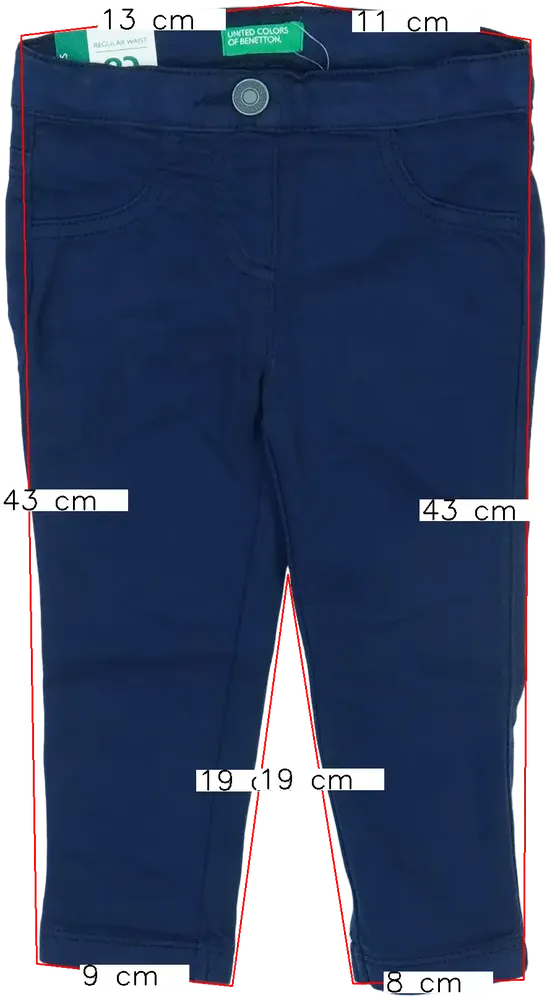 Kék Benetton Hosszúnadrág EU 80 / UK 9-12 hónap / US 12 hónap