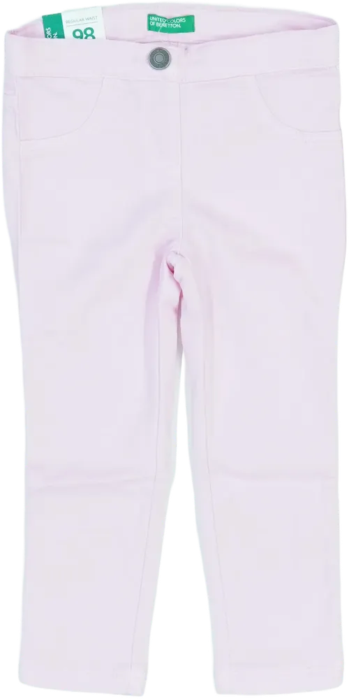 Rózsaszín Benetton Hosszúnadrág EU 98 / UK 3 év / US 3T