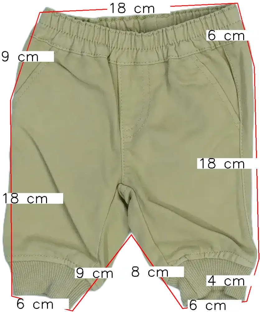 Barna Benetton Farmernadrág EU 62 / UK 0-3 hónap / US 0-3 hónap