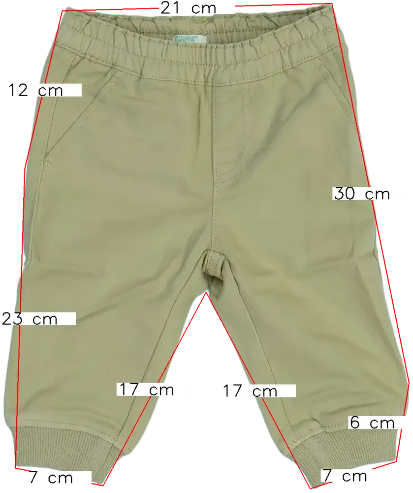 Barna Benetton Farmernadrág EU 74 / UK 6-9 hónap / US 6-9 hónap