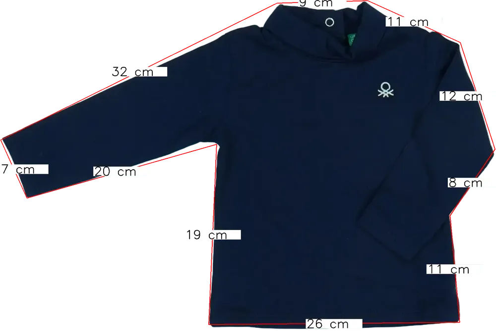 Kék Benetton Garbó EU 80 / UK 9-12 hónap / US 12 hónap