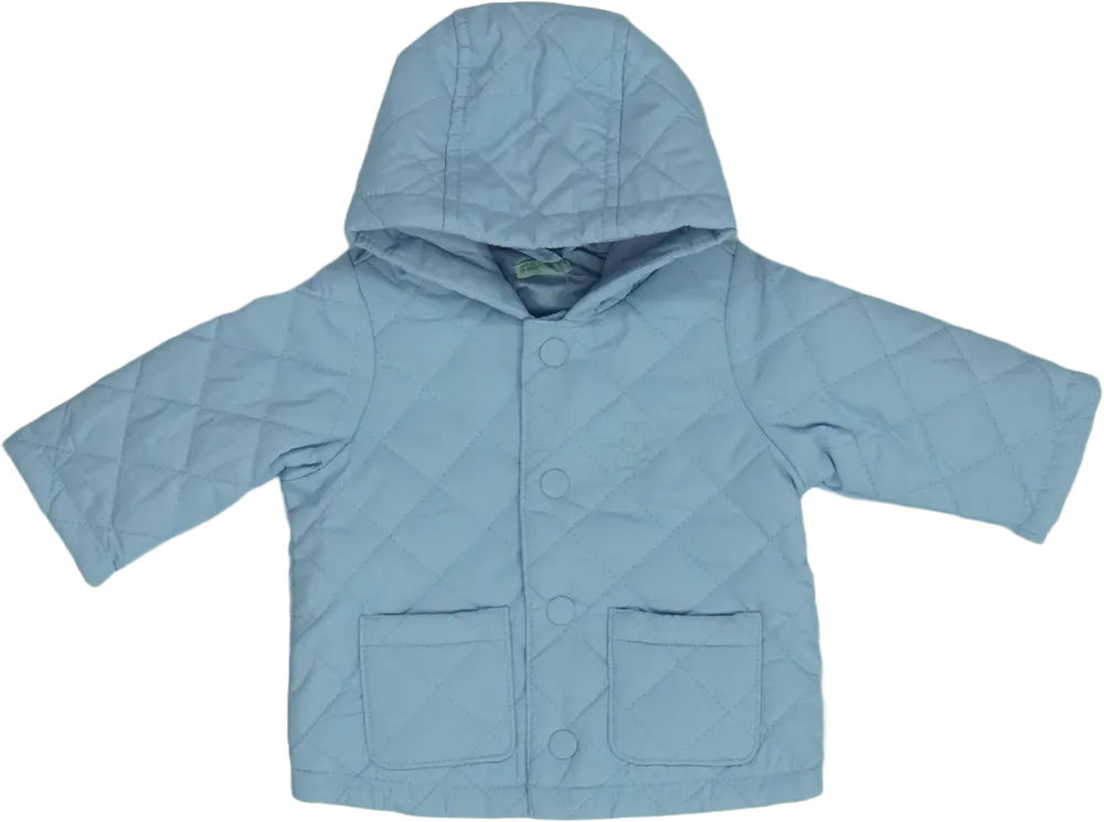 Kék Benetton Átmeneti kabát EU 56 / UK Újszülött / US Újszülött