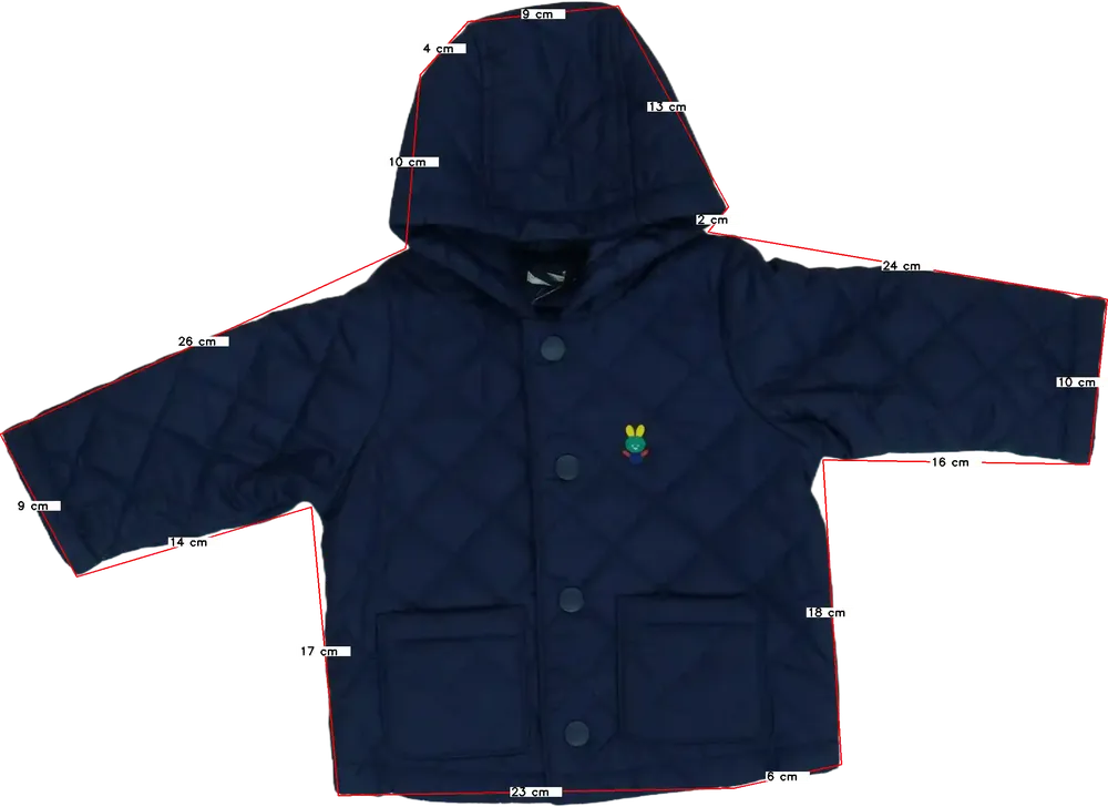 Kék Benetton Átmeneti kabát EU 62 / UK 0-3 hónap / US 0-3 hónap