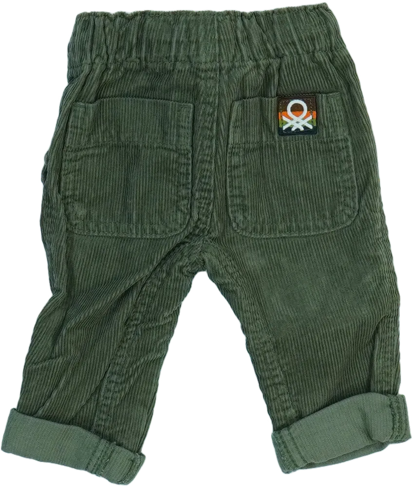 Zöld Benetton Hosszúnadrág EU 68 / UK 3-6 hónap / US 3-6 hónap