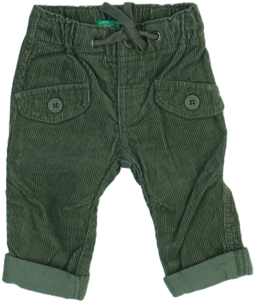 Zöld Benetton Hosszúnadrág EU 68 / UK 3-6 hónap / US 3-6 hónap