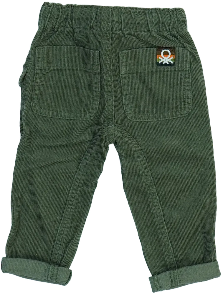 Zöld Benetton Hosszúnadrág EU 80 / UK 9-12 hónap / US 12 hónap