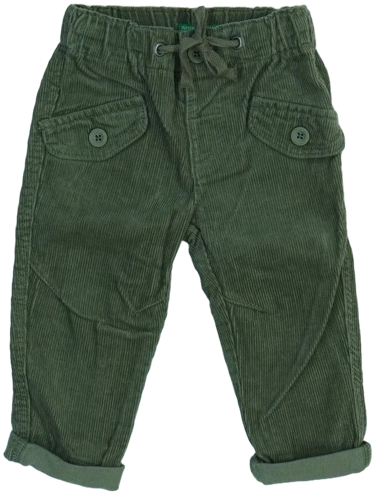 Zöld Benetton Hosszúnadrág EU 80 / UK 9-12 hónap / US 12 hónap