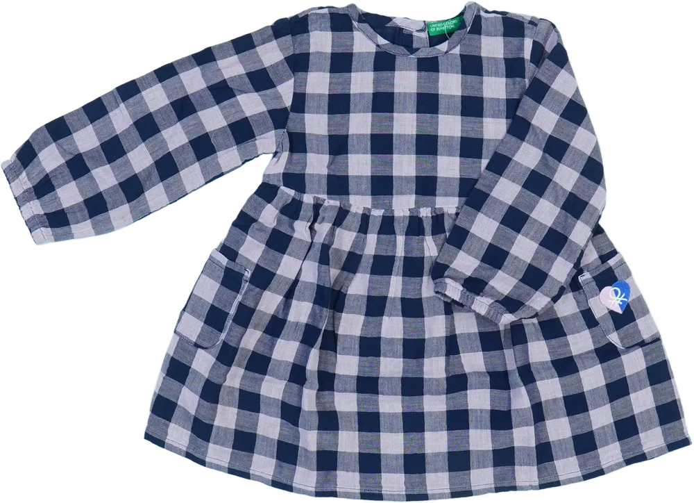 Rózsaszín Benetton Ruha EU 86 / UK 12-18 hónap / US 18 hónap