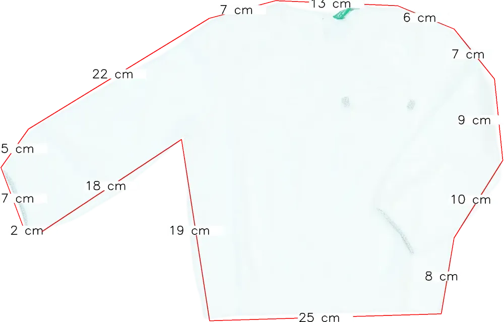 Fehér Benetton Pulóver EU 86 / UK 12-18 hónap / US 18 hónap