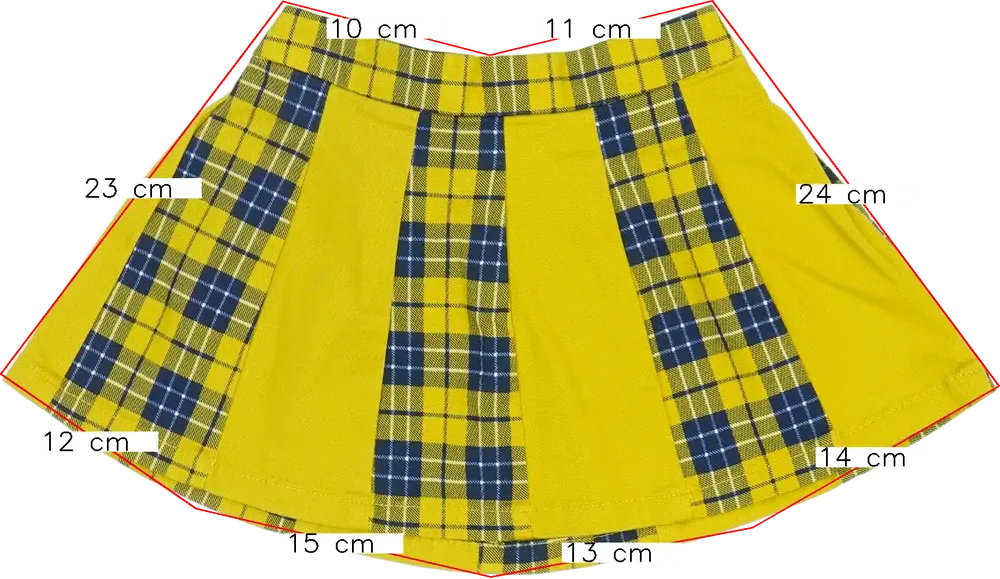 Sárga Benetton Szoknya EU 86 / UK 12-18 hónap / US 18 hónap