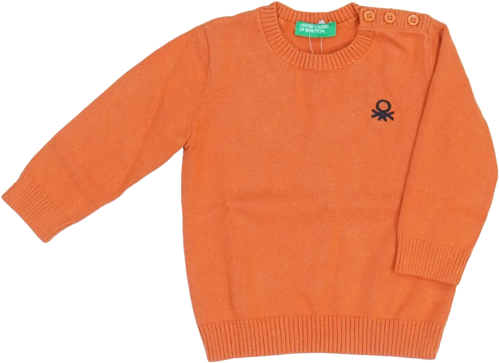 Sárga (narancs) Benetton Pulóver EU 74 / UK 6-9 hónap / US 6-9 hónap