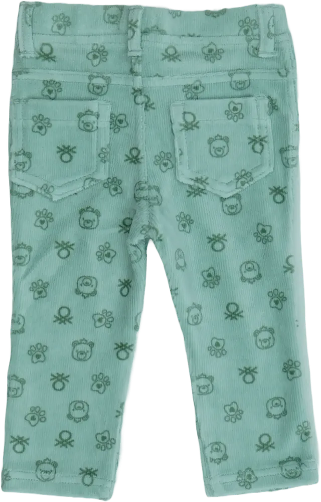 Zöld Benetton Hosszúnadrág EU 62 / UK 0-3 hónap / US 0-3 hónap