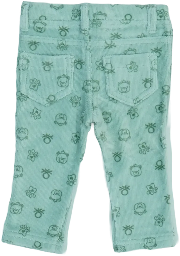 Zöld Benetton Hosszúnadrág EU 68 / UK 3-6 hónap / US 3-6 hónap