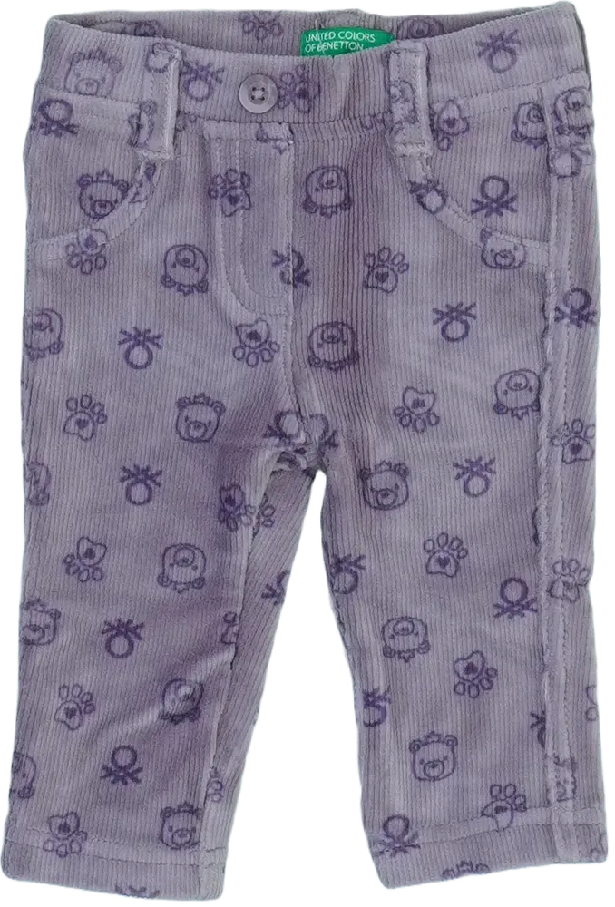 Lila Benetton Hosszúnadrág EU 68 / UK 3-6 hónap / US 3-6 hónap