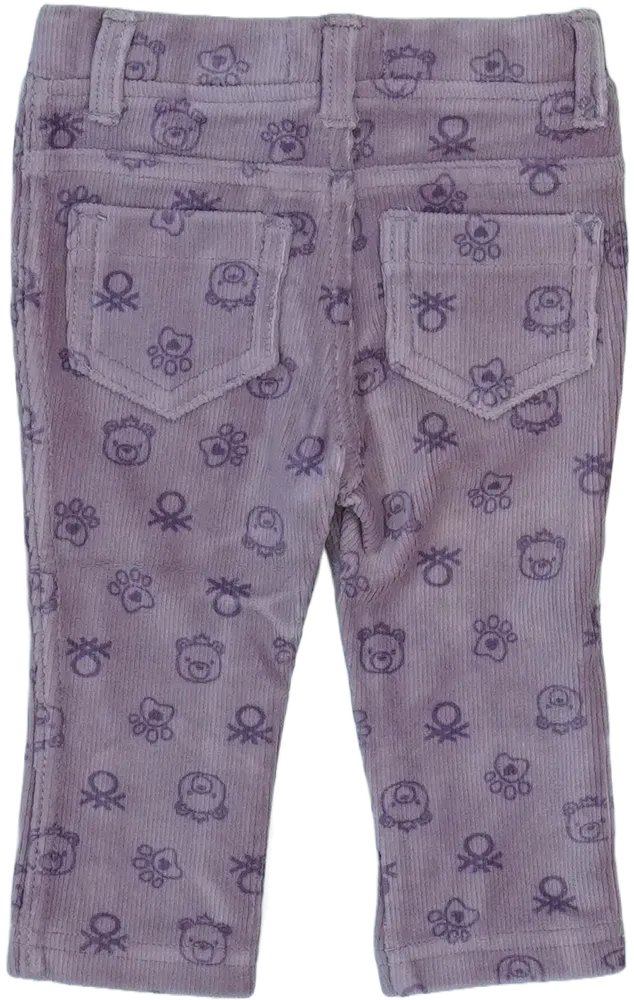 Lila Benetton Hosszúnadrág EU 74 / UK 6-9 hónap / US 6-9 hónap