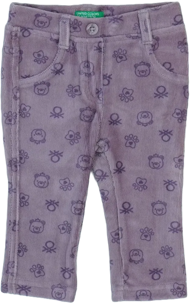 Lila Benetton Hosszúnadrág EU 74 / UK 6-9 hónap / US 6-9 hónap