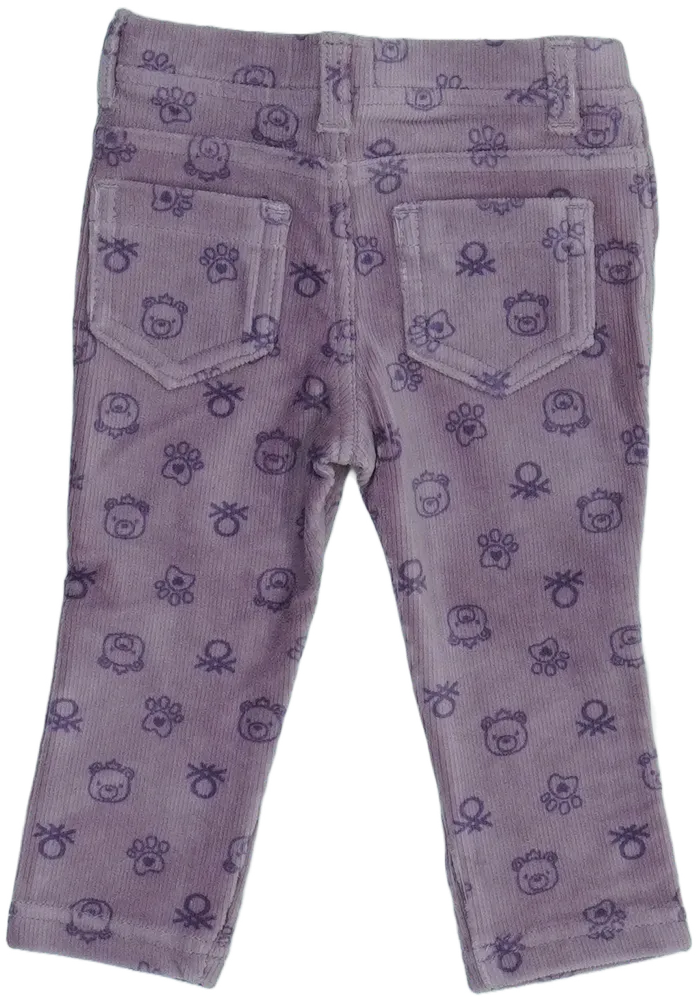 Lila Benetton Hosszúnadrág EU 80 / UK 9-12 hónap / US 12 hónap