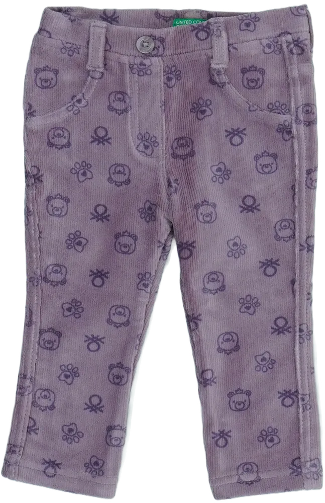 Lila Benetton Hosszúnadrág EU 80 / UK 9-12 hónap / US 12 hónap